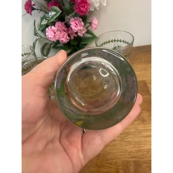 Vintage Portmeirion Botanic Garden Clematis Florida‎ Highball Glasses Set - Picture 7 of 7